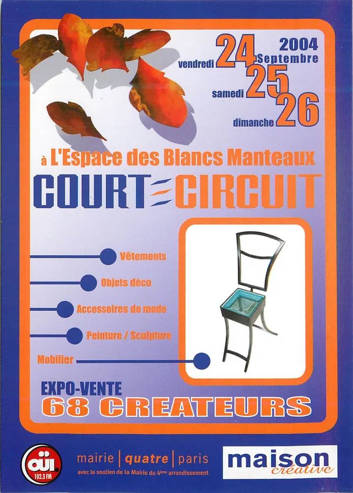 Expo-Verkauf Circuit = Circuit — 68 Kreative — Espace des Blancs Manteaux, Paris - Vorderseite