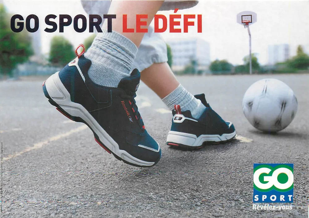 Go Sport Le Défi — Werbung für Reebok — Go Sport - Vorderseite