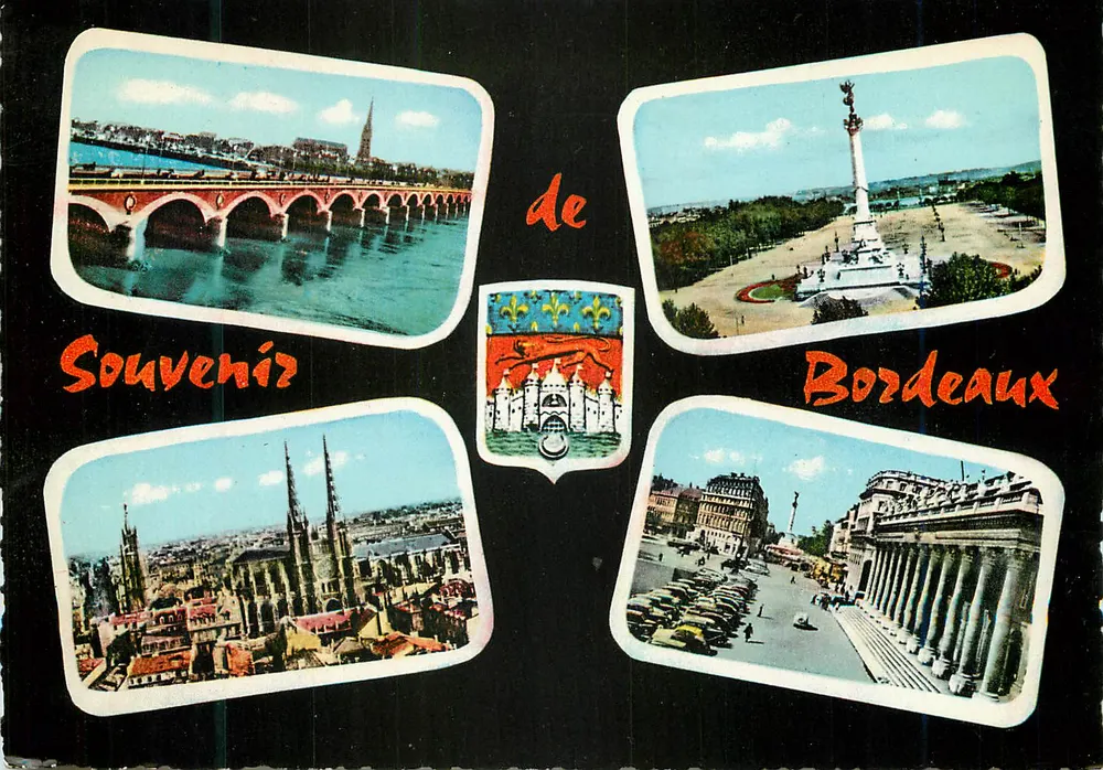 Bordeaux — Souvenirs de Bordeaux — Bloc Frères - Vorderseite