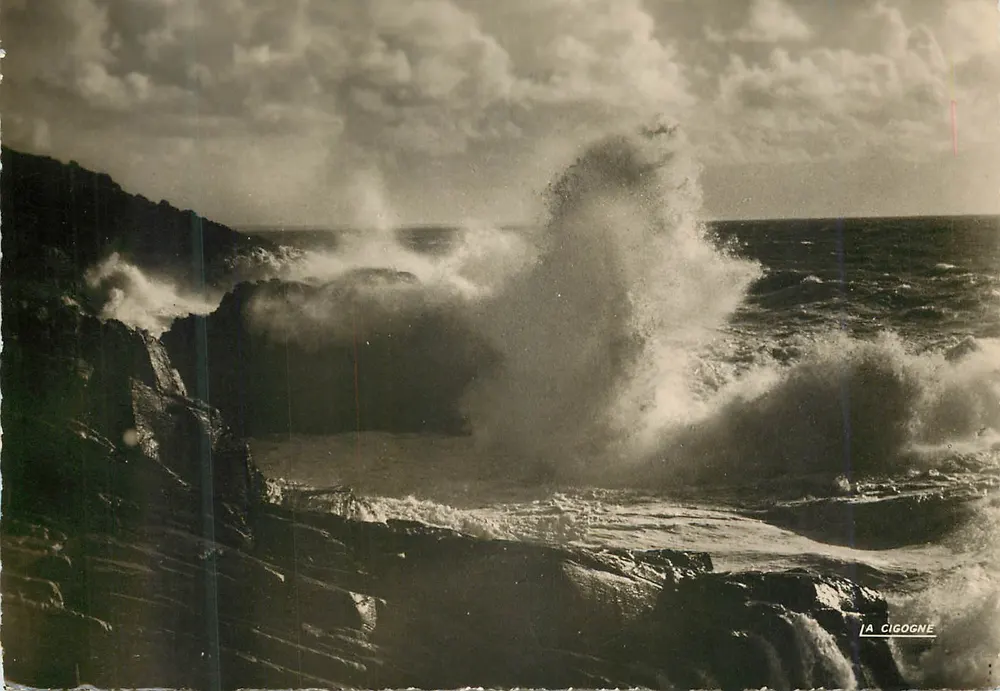 Quiberon (Morbihan) — Efeito de onda — La Cigogne, Nantes - Frente