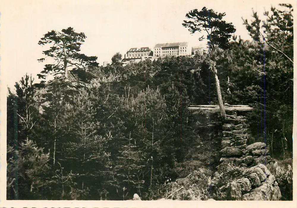 Monte Ste-Odile (Bas-Rhin) — Vista geral — Editor Dentel et Cie, Strasbourg - Frente