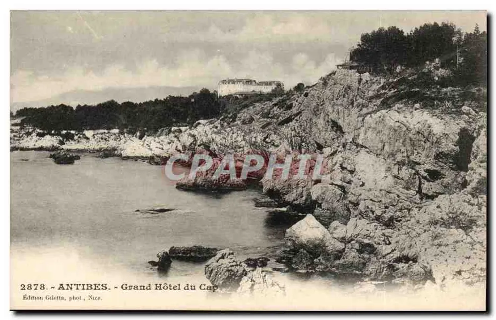 Antibes - Grand Hôtel du Cap — Edição Giletta, Nice, n° 2878 - Frente