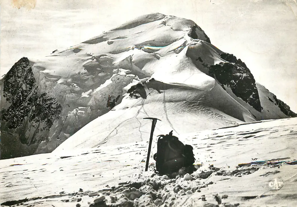 Gipfel des Mont-Blanc — 4807 m — Cie des Arts Photomécaniques, Chamonix - Vorderseite