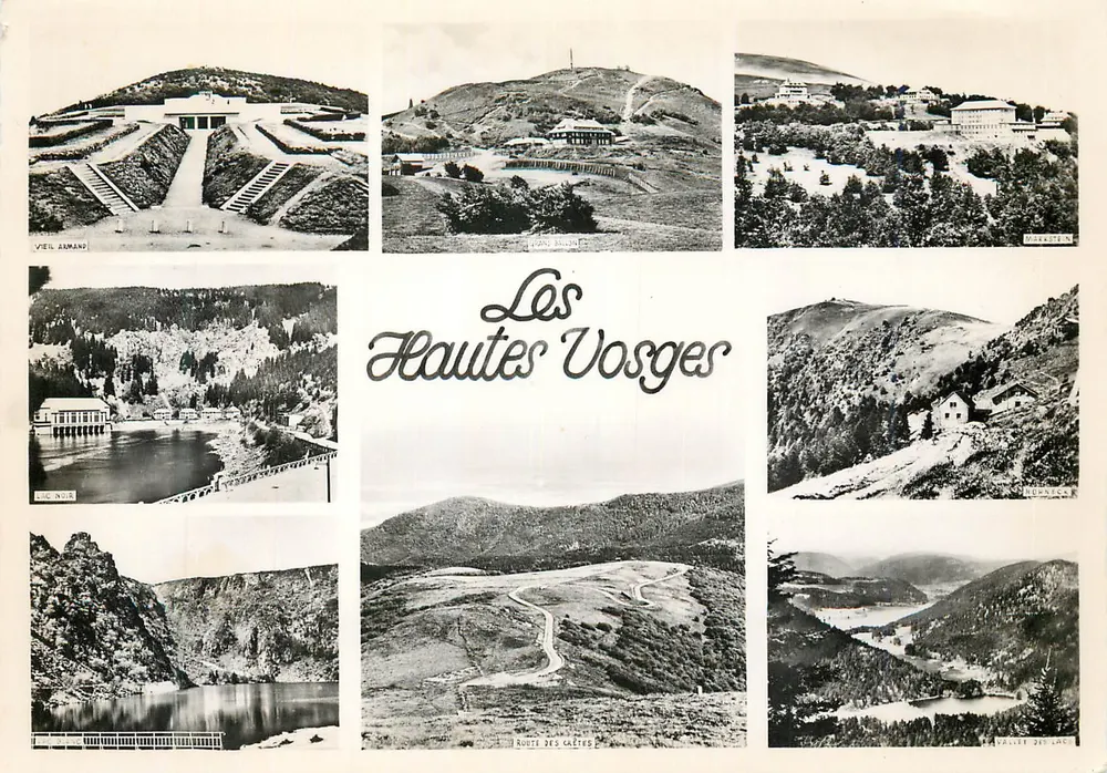 As Altas Vosges — Vista panorâmica — Edição Robert Herzog (Alto Reno) n°105a - Frente