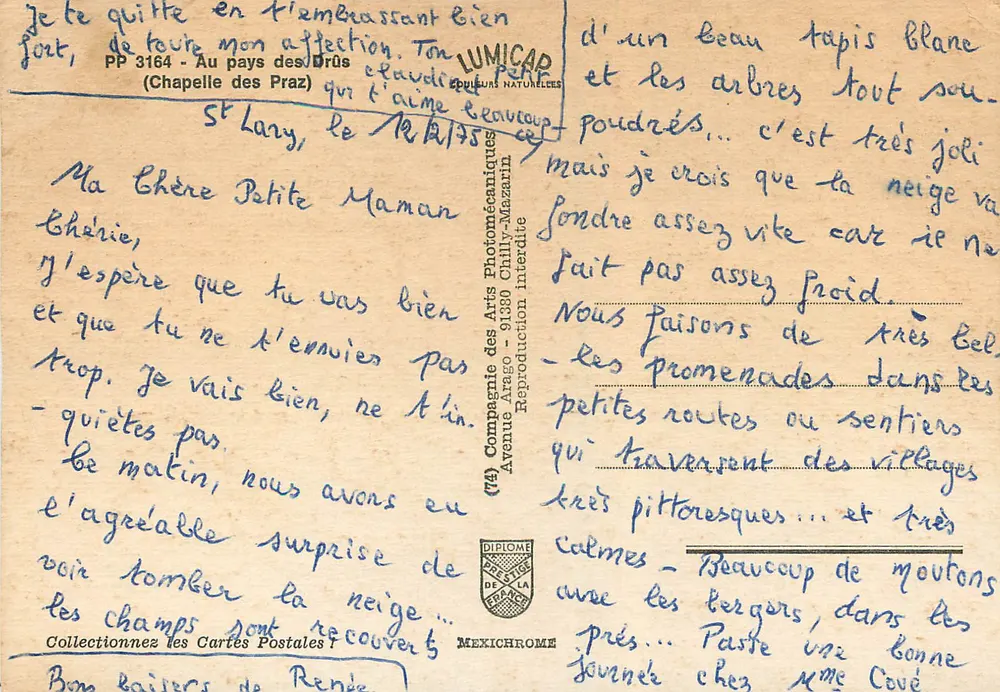 Capela dos Prés — St Lary — editor LUMICAP - Verso