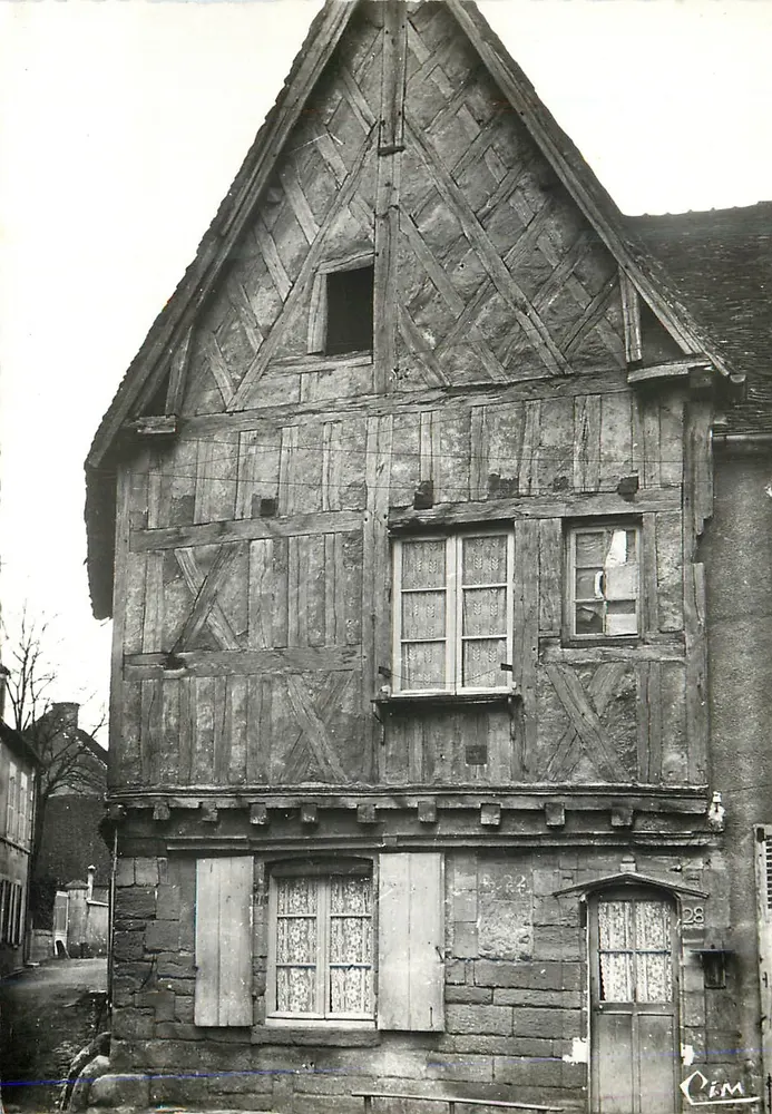 Donzy (58) - Altes Haus des 17. Jahrhunderts — Combier Imp. MACON (71) - S.-et-L. - 'CIM' - 26 - Vorderseite