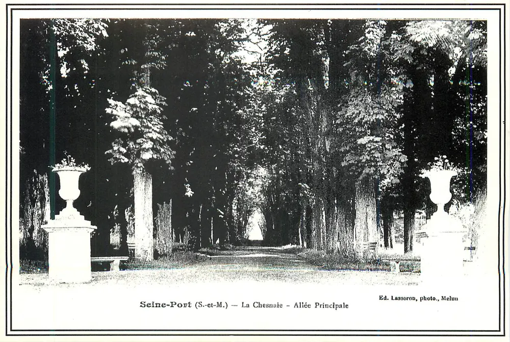 Seine-Port (S.-et-M.) — La Chesnaie — Hauptstraße — Verlag Lassoron, Foto. Melun - Vorderseite