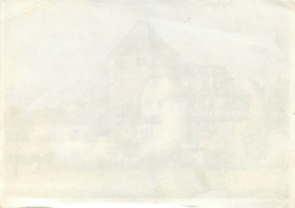 Castelo Hegi perto de Winterthur — ilustração de Kovasits - Verso