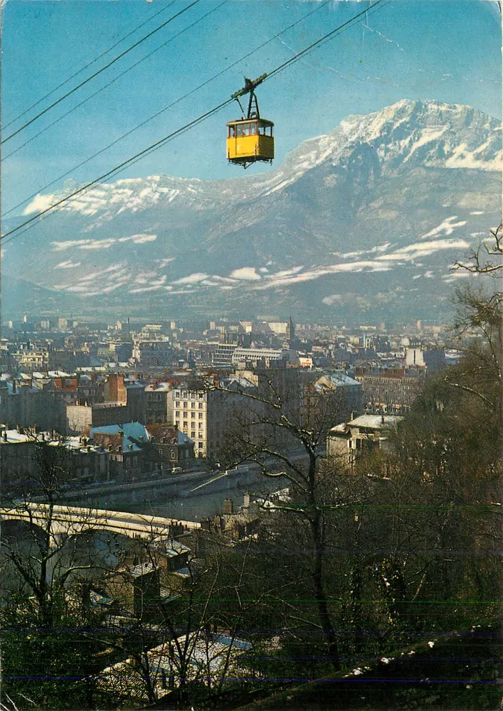 Grenoble — Téléphérique de la Bastille et le Moucheotte (1895 m.) — Éditions des Editions KODAK EKTACHROME - Recto