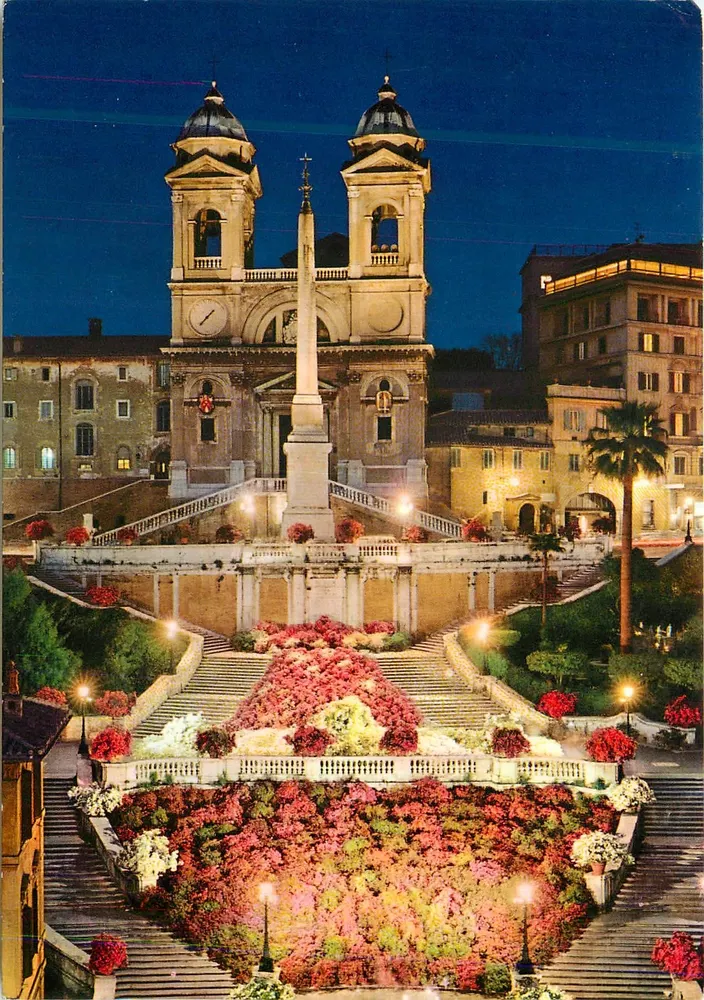 Piazza di Spagna - Trinità dei Monti — OTO SAR 23-T - Recto