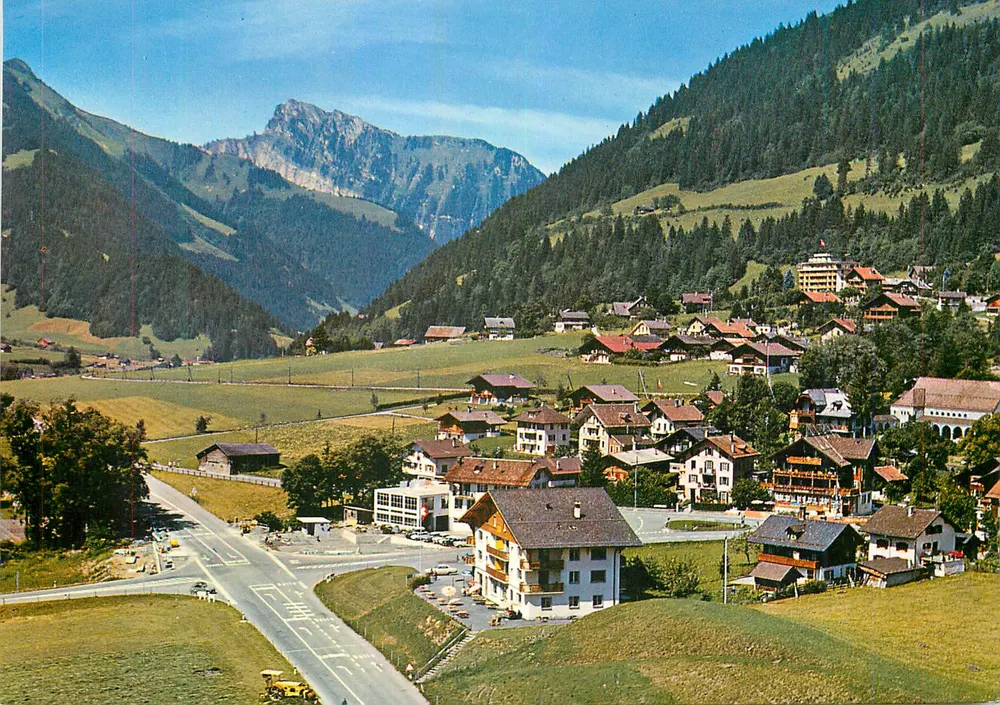 Castelo-d'Oex — Dente de Corjon — Colorphoto Edição Deriaz Baulmes n°12967 - Frente