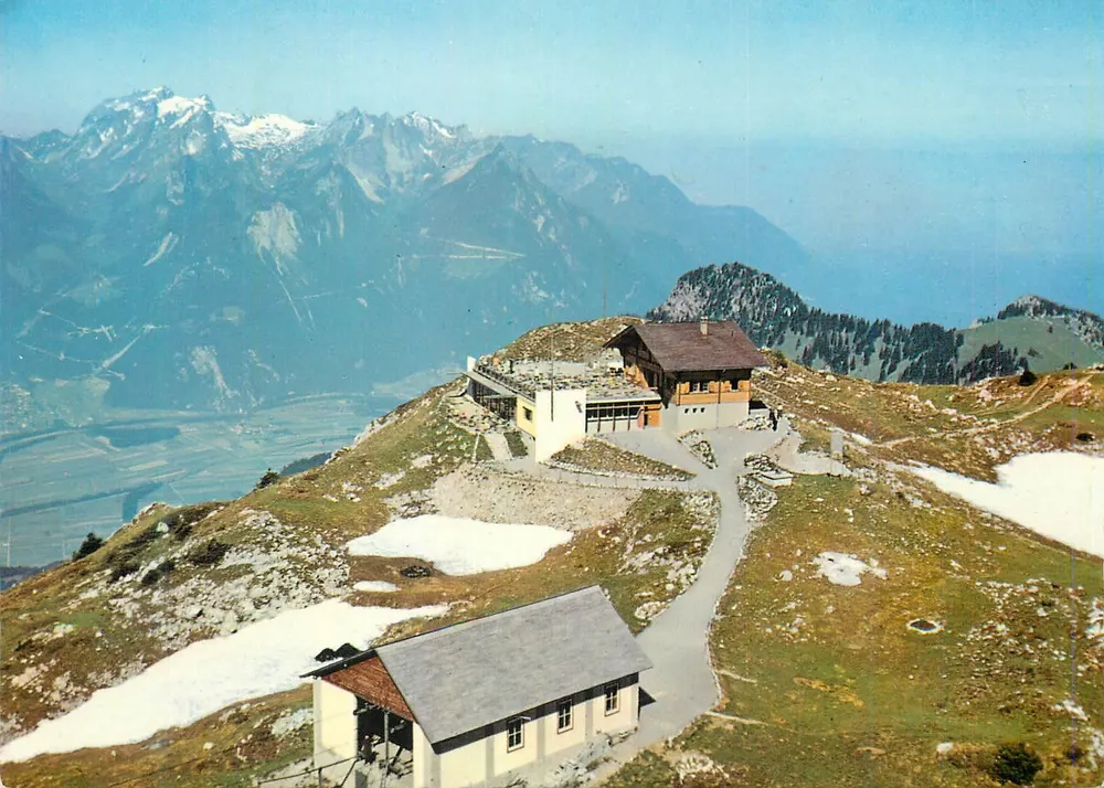 Restaurant de la Berneuse (2048 m) — Valais Alps — Photoglob-Wehrli SA, Zürich/Vevey, n° 2346 - Vorderseite