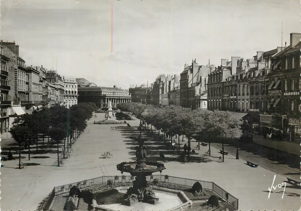 Bordeaux (Gironde) — Les Allées de Tourny — Éditions Art Français - Recto