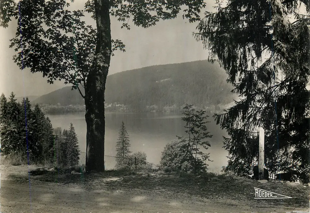 Vista do lago de Gérardmer — Visão do lago — Edições V. Roeder, Nancy - Frente