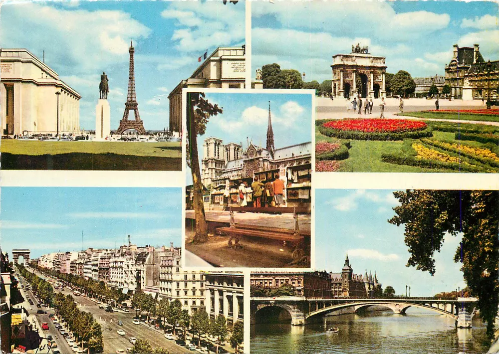 Paris — Panoramablick — Editions André Leconte, Nr. 120 - Vorderseite