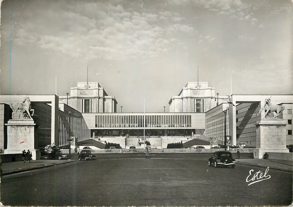 Palácio da ONU visto do Ponte d'Iéna — Estel — n° 22302 - Frente