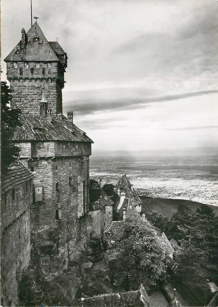 Haut-Kœnigsbourg 성 — 1900-1903년 재건 — Service Commercial Grand Palais Paris - 앞면