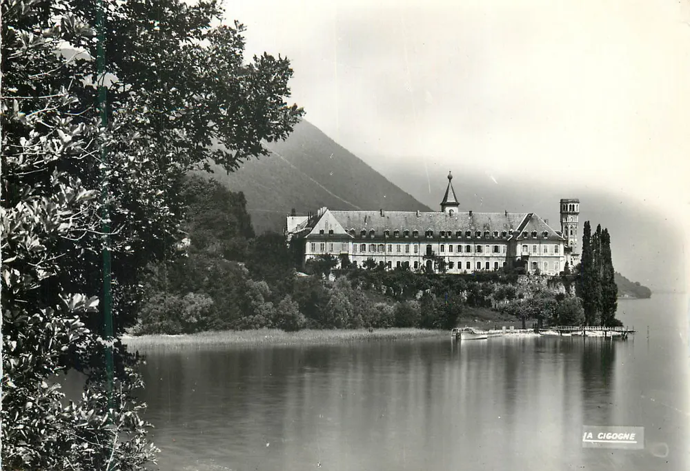 L'Abbaye de Hautecombe — Lac du Bourget (Savoie) — Éditions 'La Cigogne' - Recto