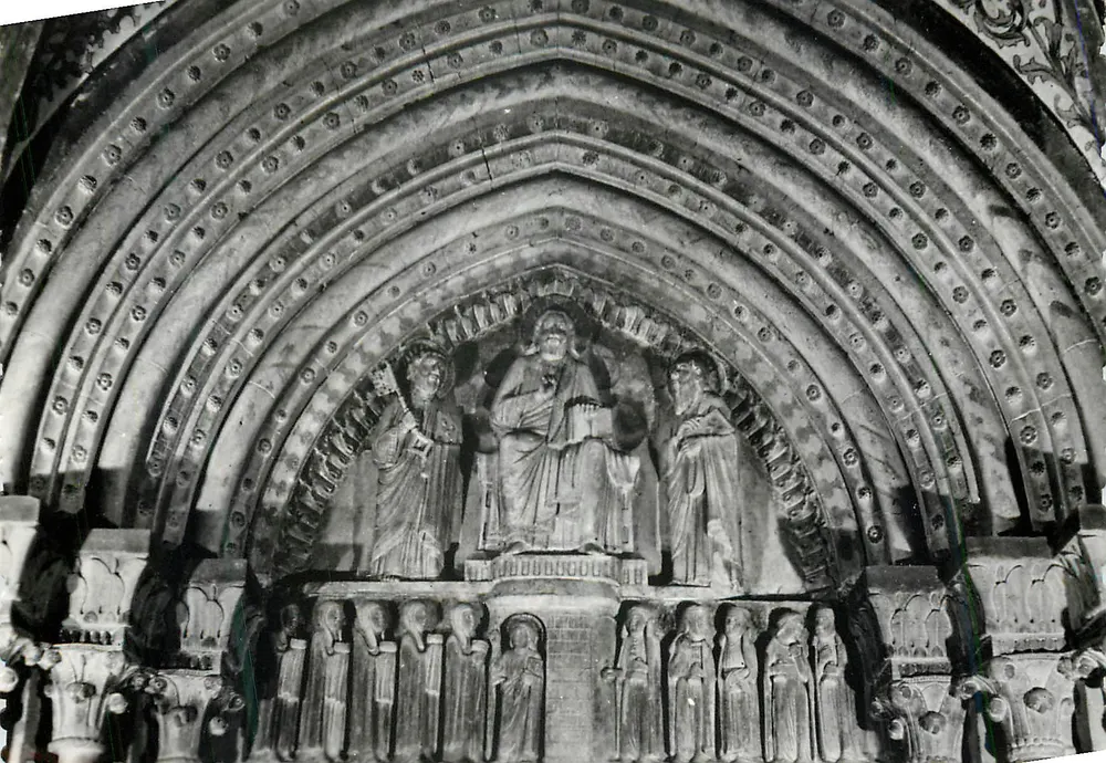 Eguisheim (Elsass) — Römischer Tympanon, als historisches Denkmal klassifiziert — Société d'Expansion Photographique - Vorderseite