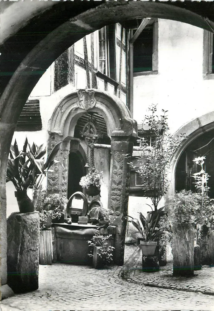 Riquewihr (Haut-Rhin) — Haus Kiener - Brunnen 1596 — Société Alsacienne d'Expansion Photographique - Vorderseite