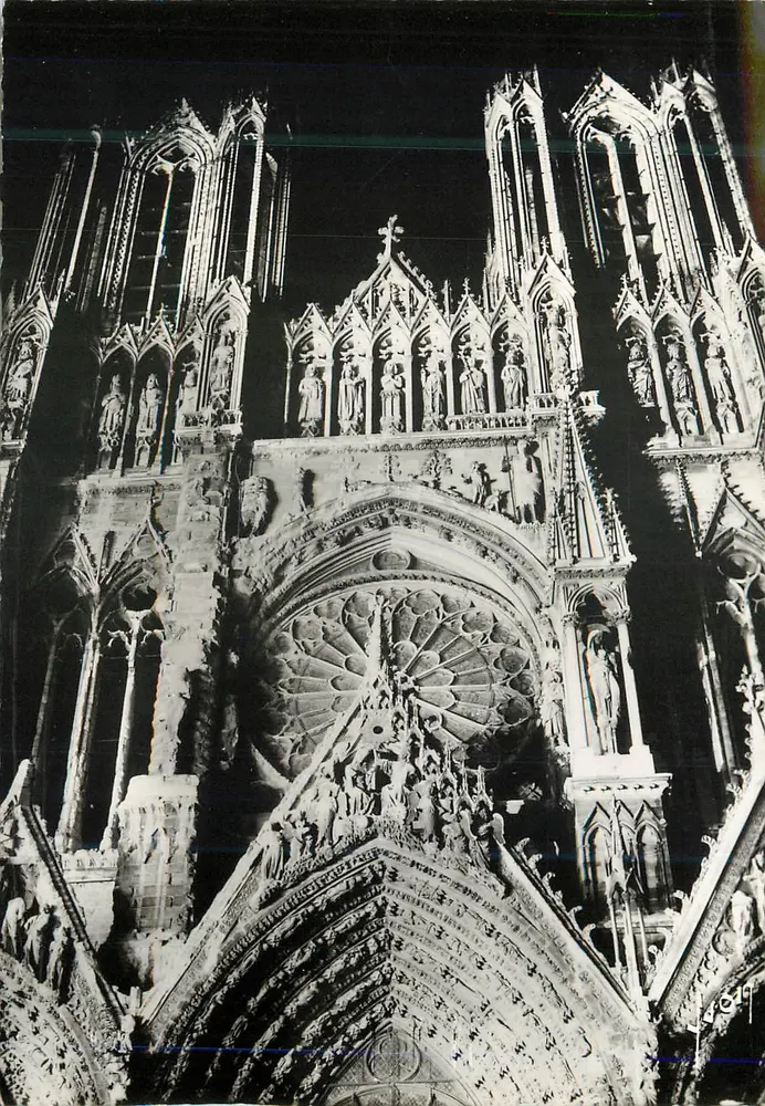 Reims (Marne) — De geïllumineerde kathedraal — Editions d'Art, Parijs - Voorkant