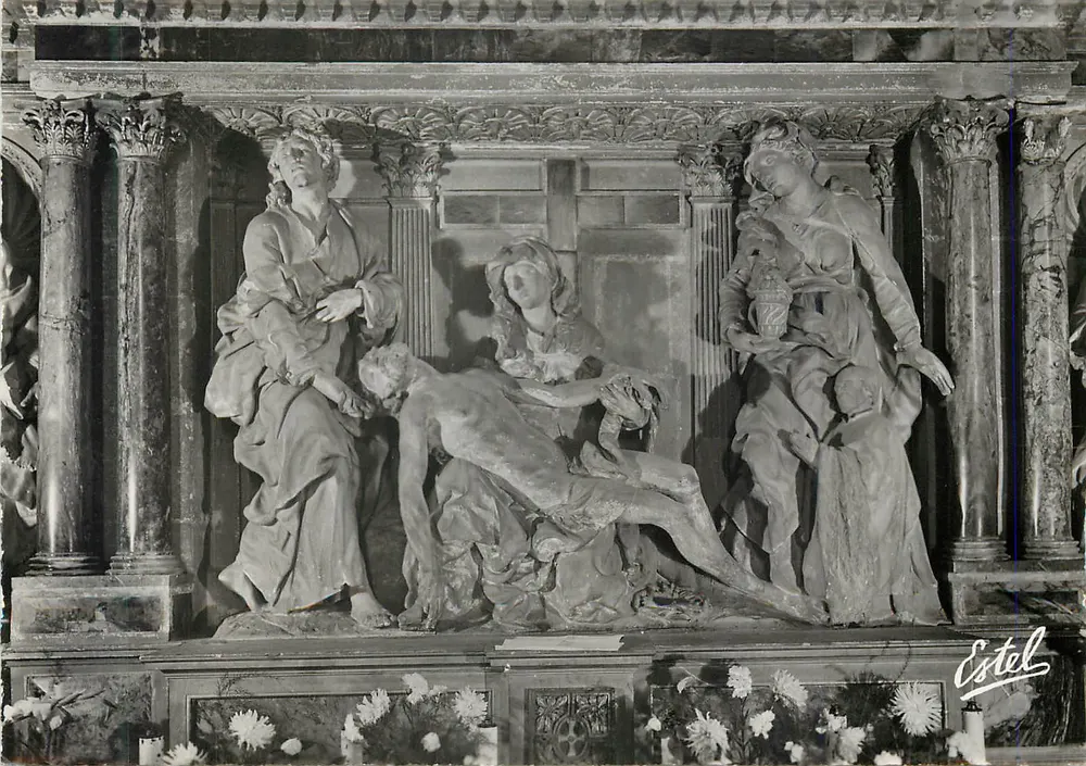 A Catedral de Reims — Retábulo da Capela do Rosário (século XIII) — Estel - Frente