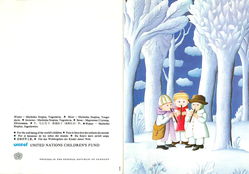 Inverno — Marlenka Stupica, Iugoslávia — UNICEF - Frente