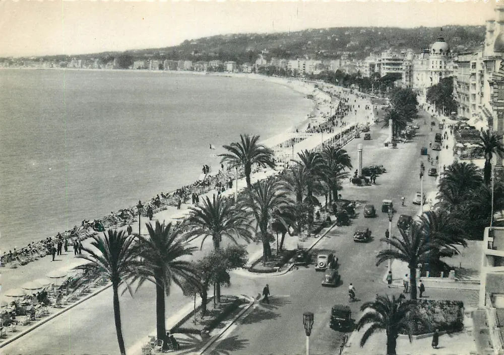 Nice - Promenade des Anglais — Aufnahme vom Hotel Ruhl — Verleger Gilletta & Cie, Nice - Vorderseite