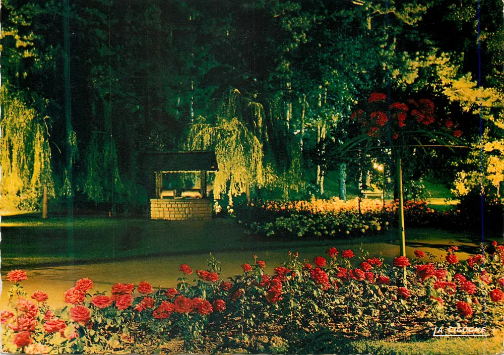 A roseraia da noite - O poço — Lyon — Edições 'La Cigogne' - Frente