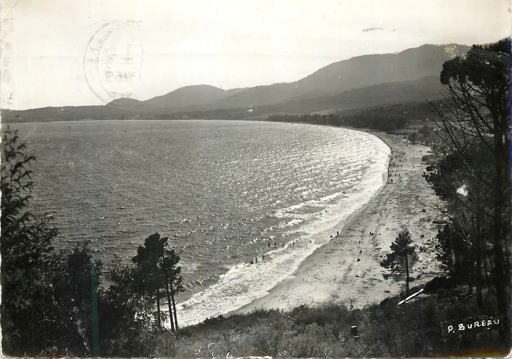 Sonnenuntergang über die Bucht — Cavalaire-sur-Mer (Var) — P. Bureau - Vorderseite
