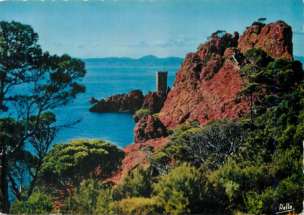La Corniche d'Or — entre Agay et Saint-Raphaël — Éditions Rella - Recto
