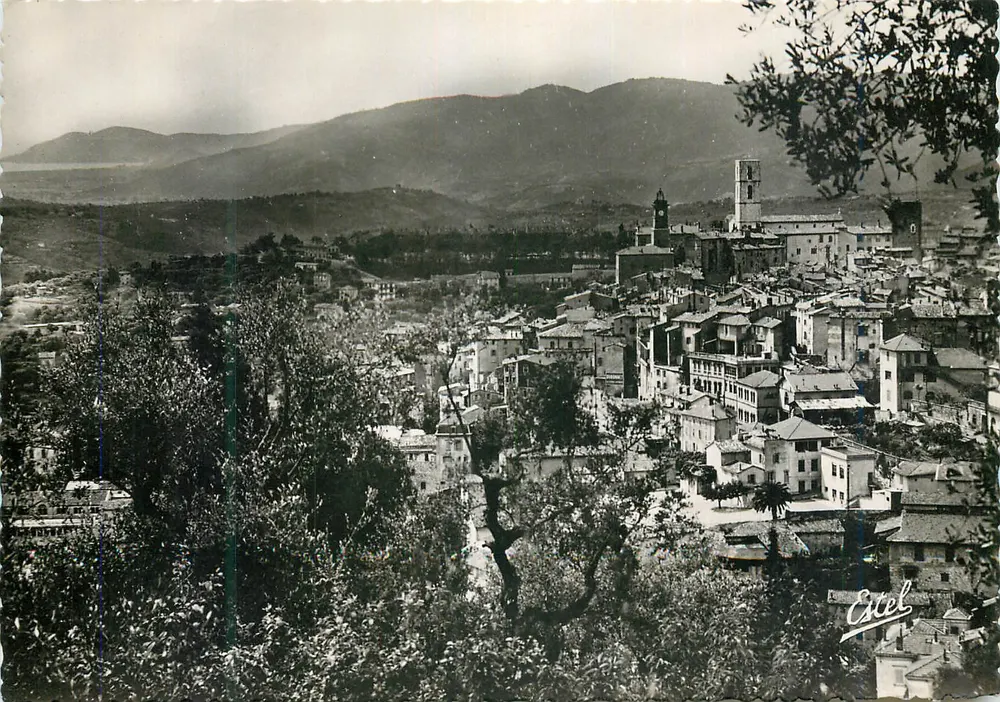 Grasse — La Chaîne de l'Estérel et la Mer — Éditeur Estel - Recto
