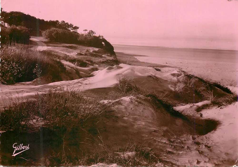 Les Dunes en Bordure de l'Océan — Côte d'Argent — Gilbert - Recto
