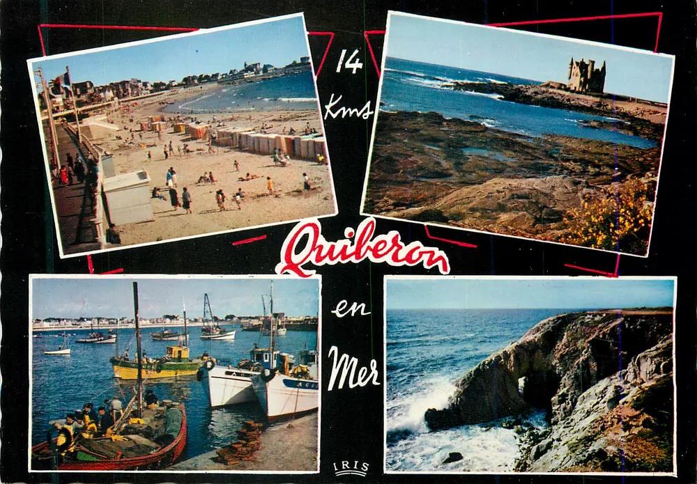 Quiberon am Meer — 14 km — Verlag IRIS - Vorderseite
