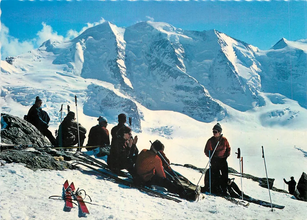 Cabaña Diavolezza — 2977 m s.n.m. — Cabaña Diavolezza, Schwandener GL - Anverso