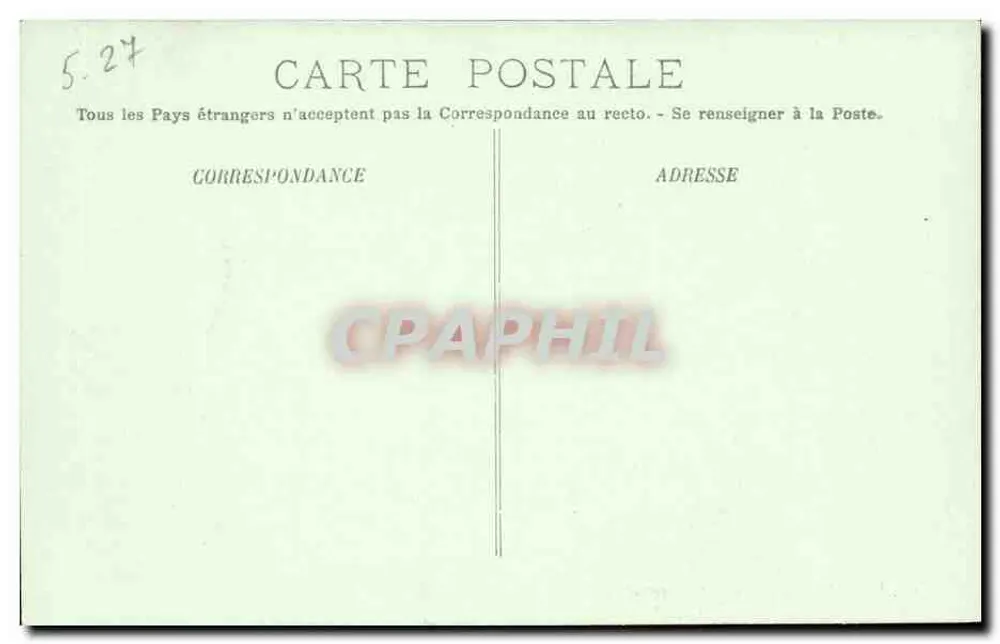 Beaulieu — Le Cap Ferrat et la Pointe de l'Hospice Saint-Jean — LL, n° 984 - Verso