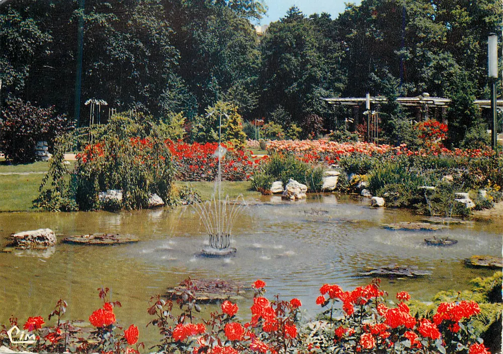 Parc de la Tête-d'Or — La Roseraie — Éditeur CIM - Recto