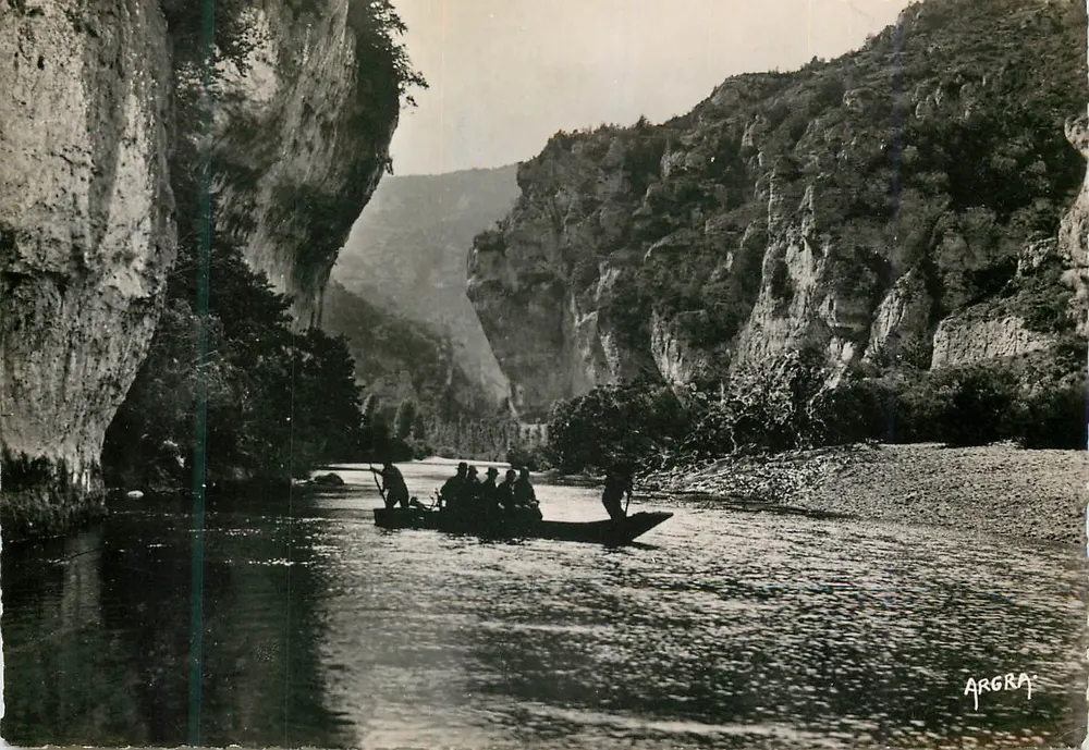 Gorges do Tarn — Entrada dos Détroits — ARGRA - Frente