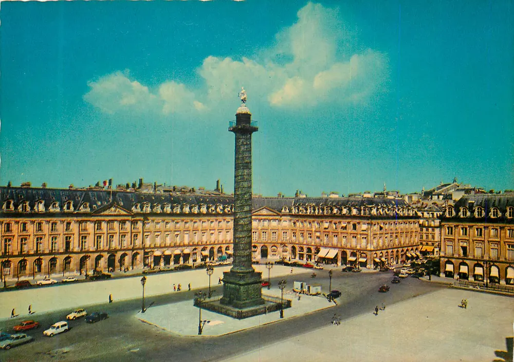 Paris - Place Vendôme e a Coluna — editor Carami, n° 39 - Frente