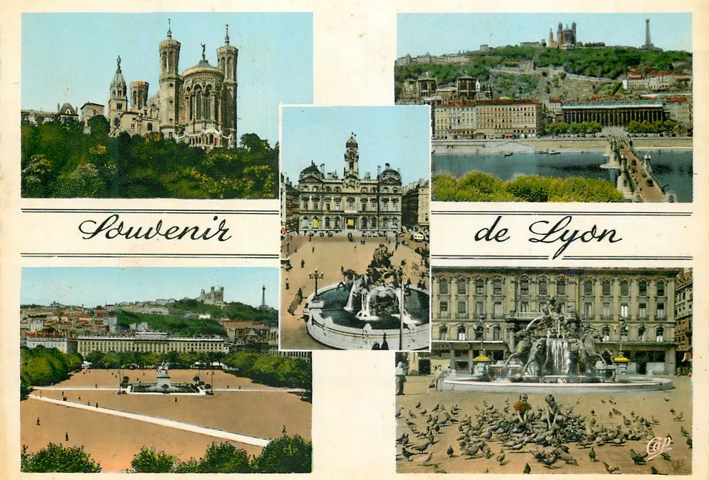 Lyon — Erinnerung an Lyon — Verlag C.A.P. - Vorderseite