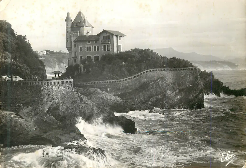 Anglet — Effet de Vagues à la Villa Belza — L. Chataigneau - Recto