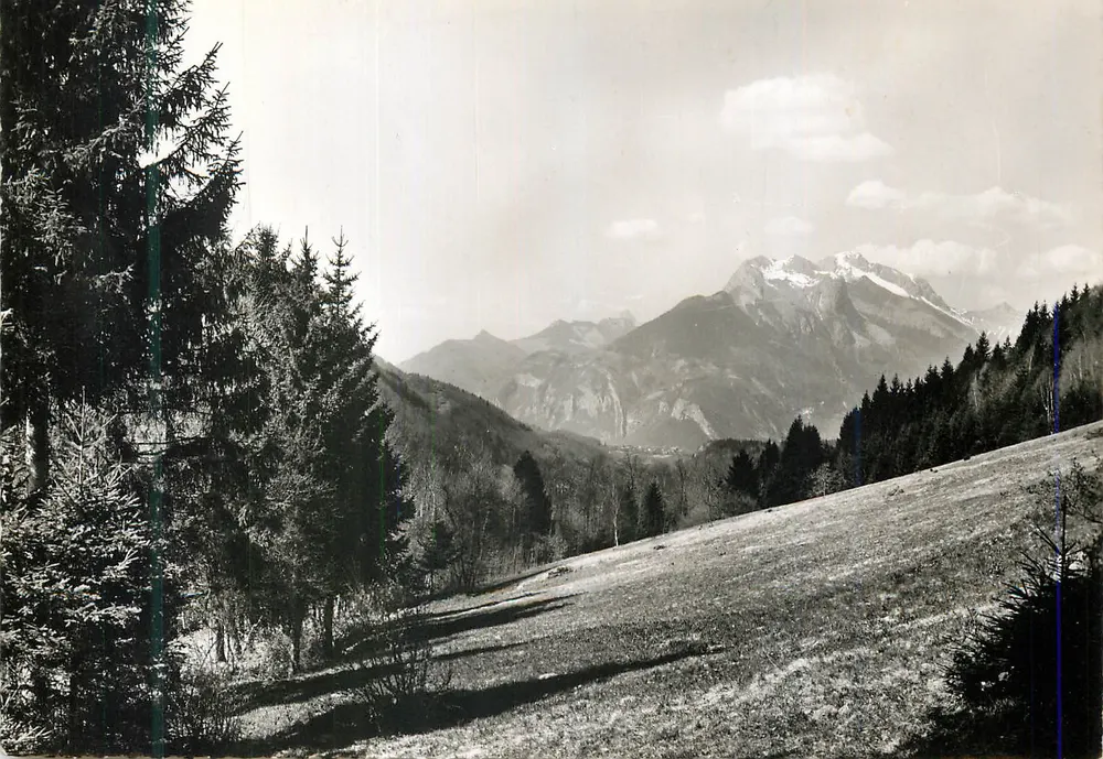 Mercury (Savoie) — Paysage du Col de Tamié — Combier Imp. Mâcon (S.-et-L.) - Recto