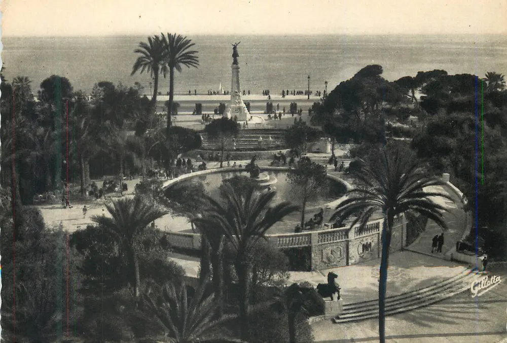 Nice - O Teatro da Verdura, Jardins Albert-Ier — L. Gilletta & Cie, Nice - Frente