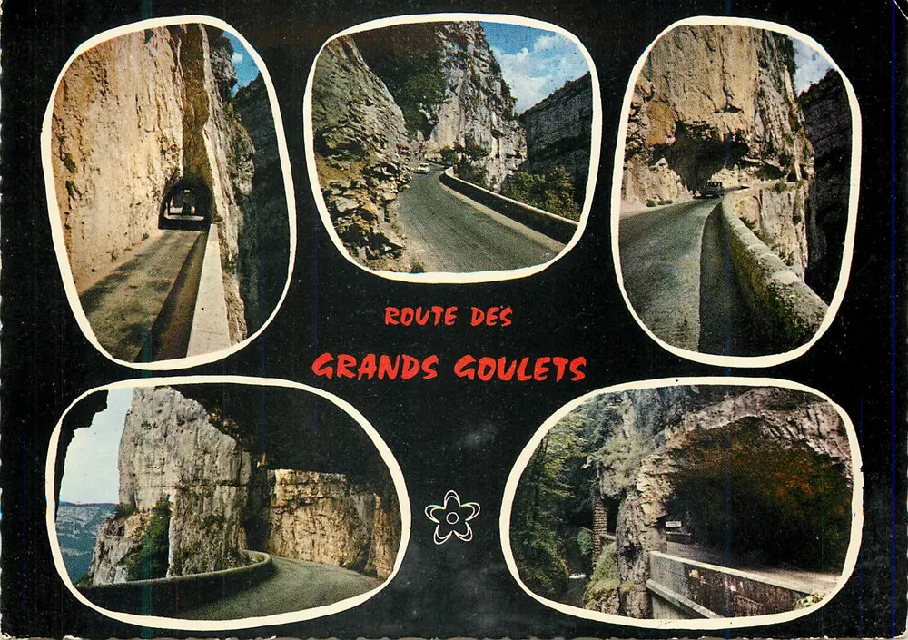 Route des Grands Goulets — Paysages du Vercors — Éditions J. Cellard - Bron (Rhône) - Recto