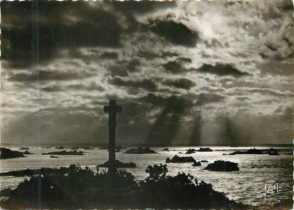 Eiland Bréhat (C.-du-N.) — La Croix de Modez — Edities van Kunst Joff - Voorkant
