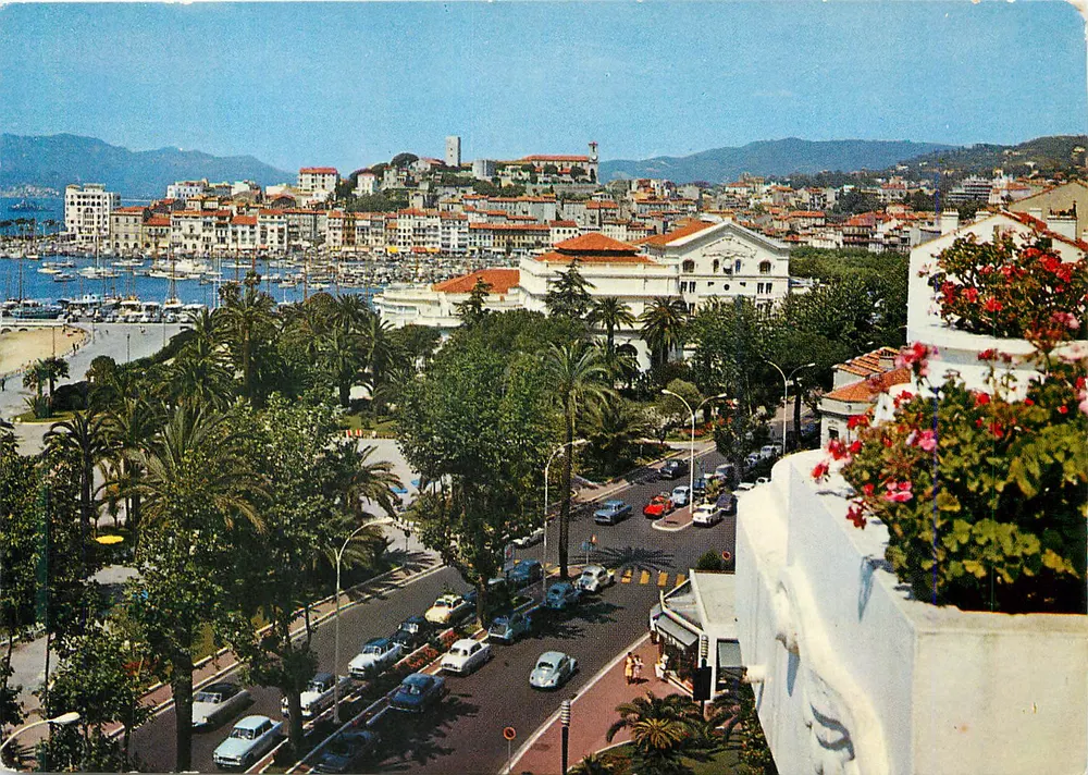 Cannes (A.M.) — Le Port et le Suquet — Reproduction interdite - Recto