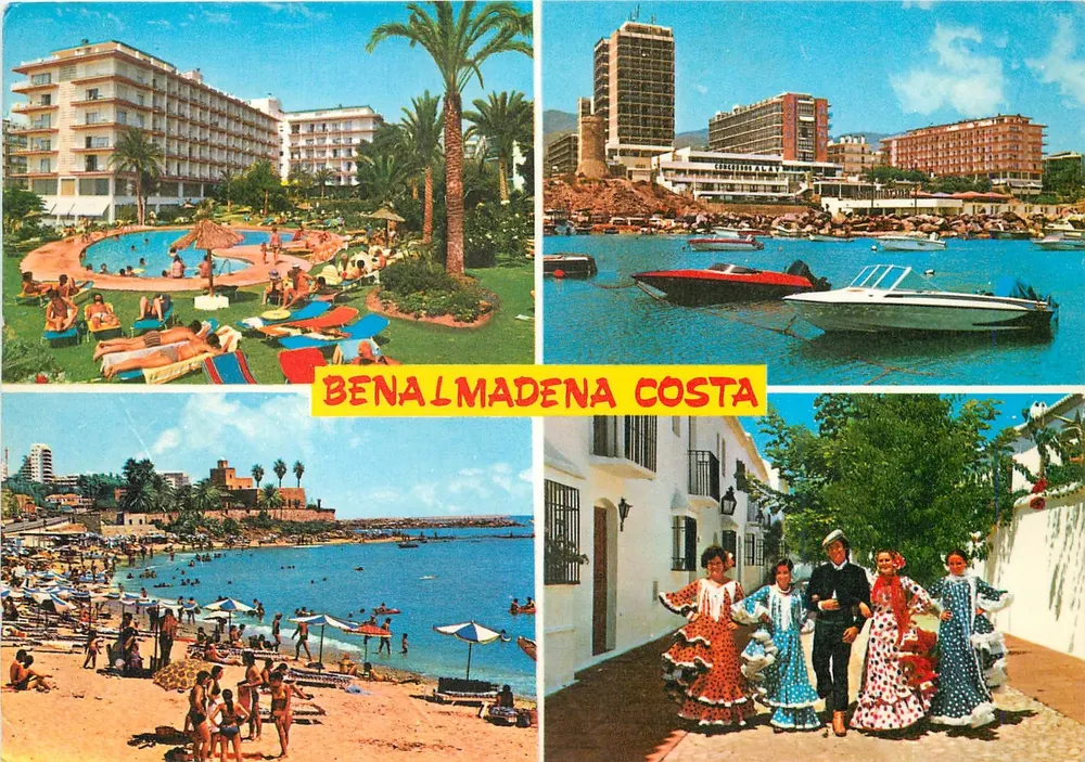Benalmádena Costa — Diverse vedute — Editore EDISIL, n. 1152 - Recto
