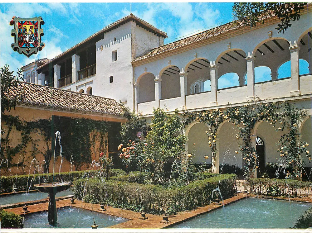 Patio de la Sultana — Granada — Generalife, serie 45 n° 405 - Voorkant