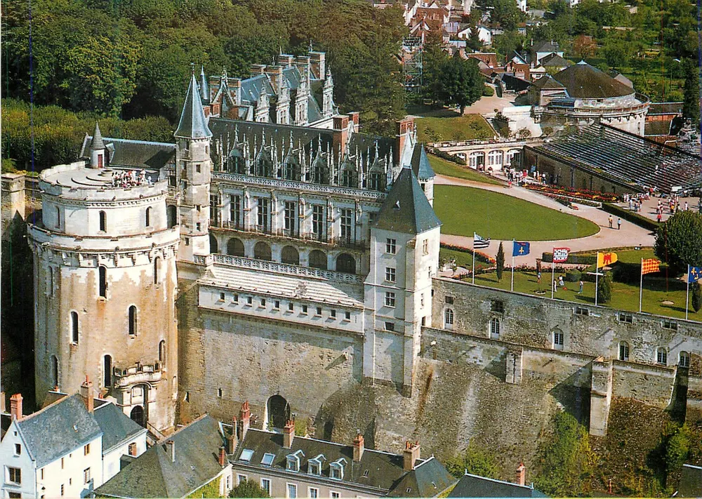 Schlösser der Loire — Überblick über das Schloss Amboise — Artaud Frères, R 31 - Vorderseite