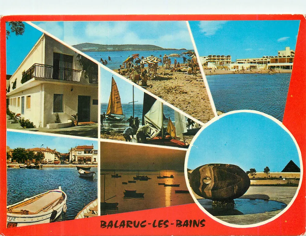Balaruc-les-Bains — vista panorâmica — Sociedade das Cartas Postais APA-POUX, n° 732 - Frente